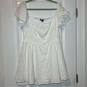 Lulu's White Mini Dress